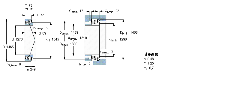SKF 圓錐滾子軸承, 單列, 公制軸承BT1B332335/HA4樣本圖片