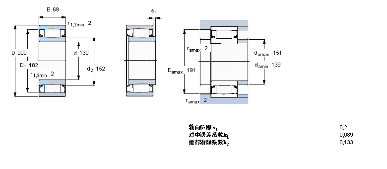 SKF CARB圓環(huán)滾子軸承, 圓柱型內(nèi)孔,密封C4026-2CS5V樣本圖片