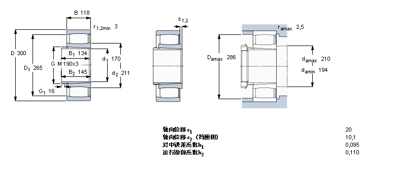 SKF CARB圓環(huán)滾子軸承, 帶退卸套的, 滿(mǎn)C4136K30V+AH24136樣本圖片