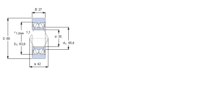 SKF 凸輪滾柱305707C-2Z樣本圖片