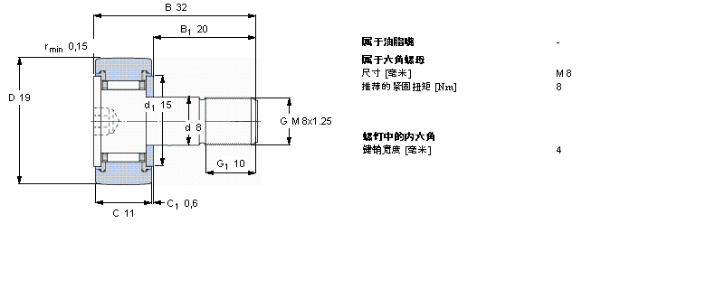 SKF 凸輪從動件KR19PPSKA樣本圖片