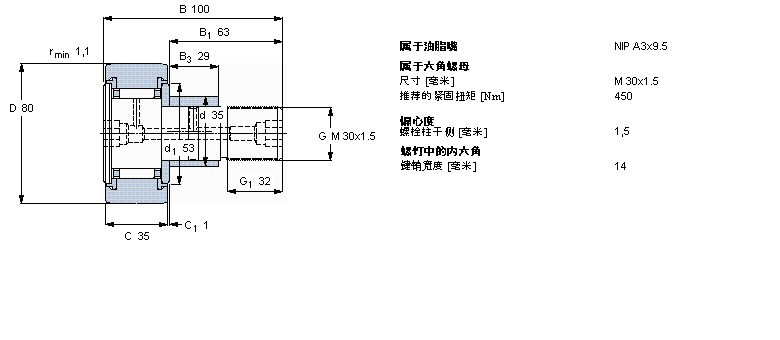 SKF 凸輪從動(dòng)件KRE80PPA樣本圖片