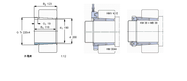 SKF 退卸套AH2240樣本圖片