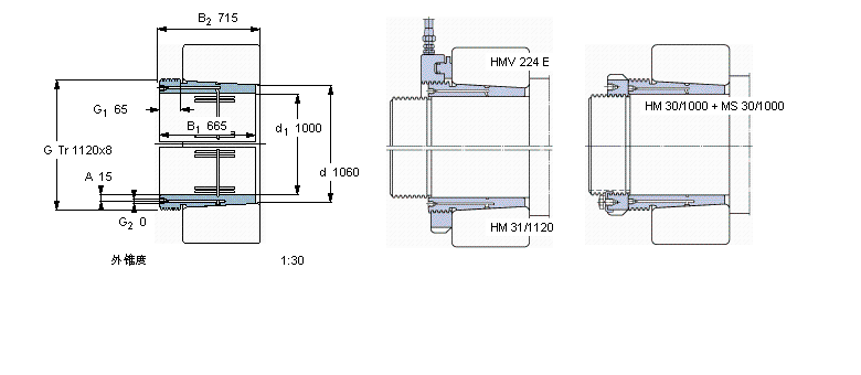 SKF 退卸套AOH241/1060樣本圖片