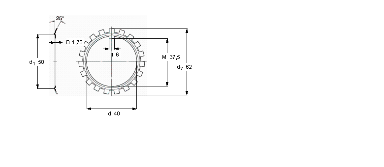 SKF MB(L)鎖定墊圈MB8C樣本圖片