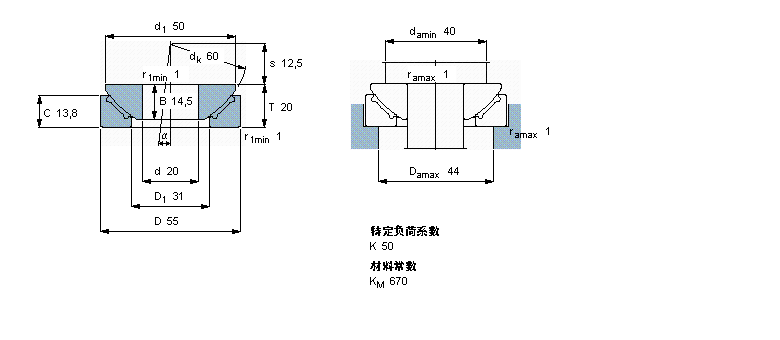 SKF 免維護球面滑動推力軸承GX20F樣本圖片